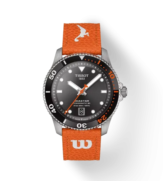 Tissot Orange Strap Watch